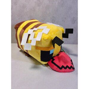 Minecraft Bee Plush Soft Toy Collectible Game Character new 10" Valentine Day
